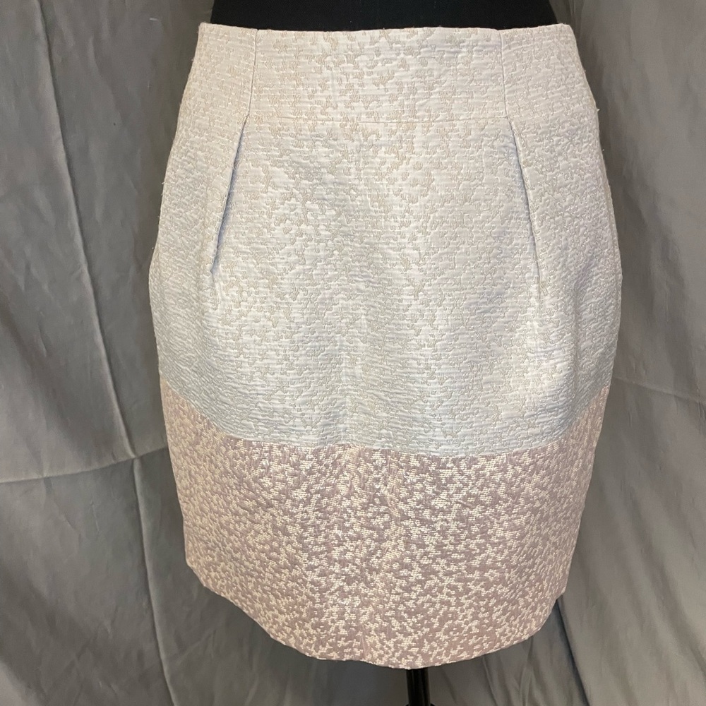 NWOT Ted Baker Cream and Pink Skirt - Picture 3 of 12